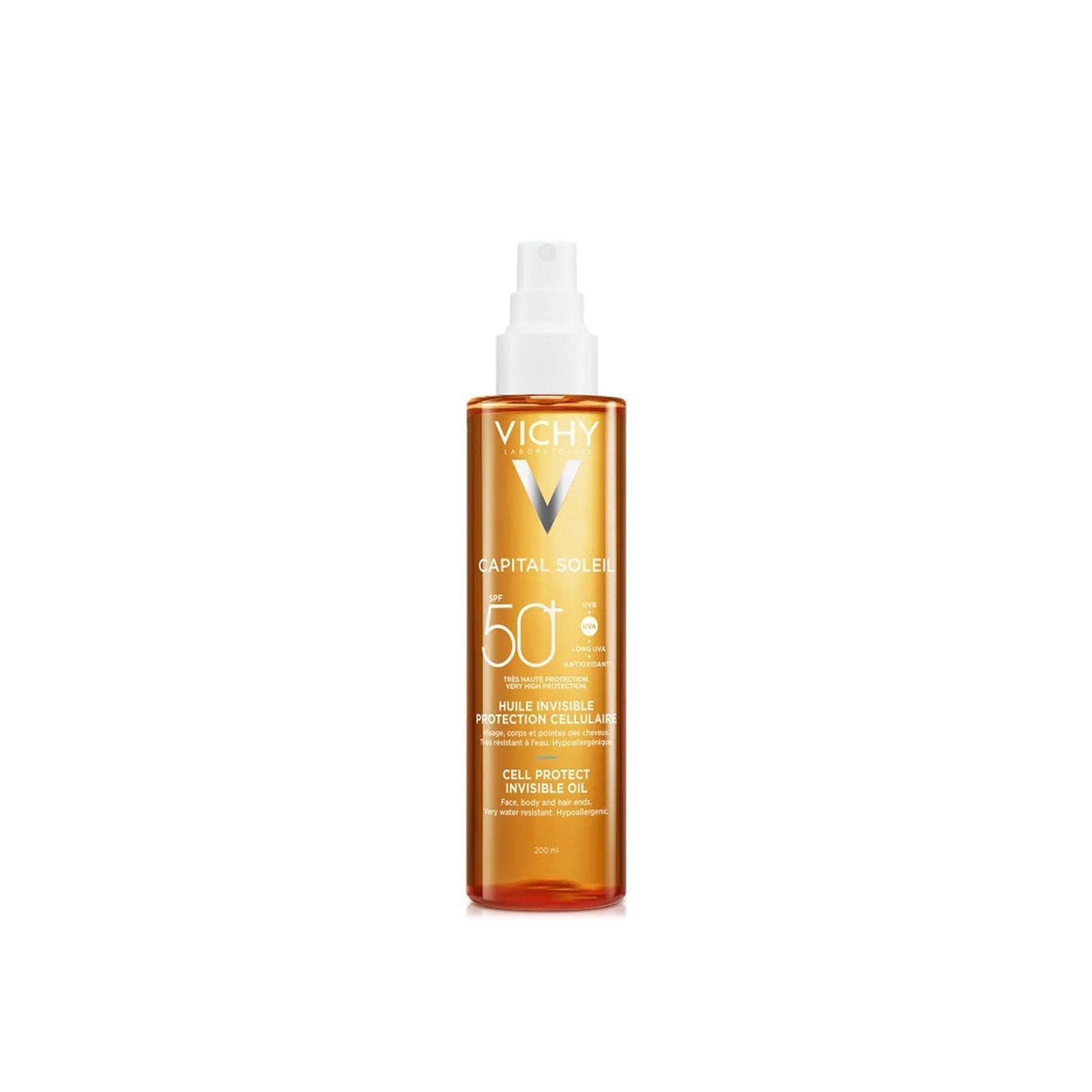 Vichy Capital Soleil Cell Protect Invisible Oil SPF50+ 200ml