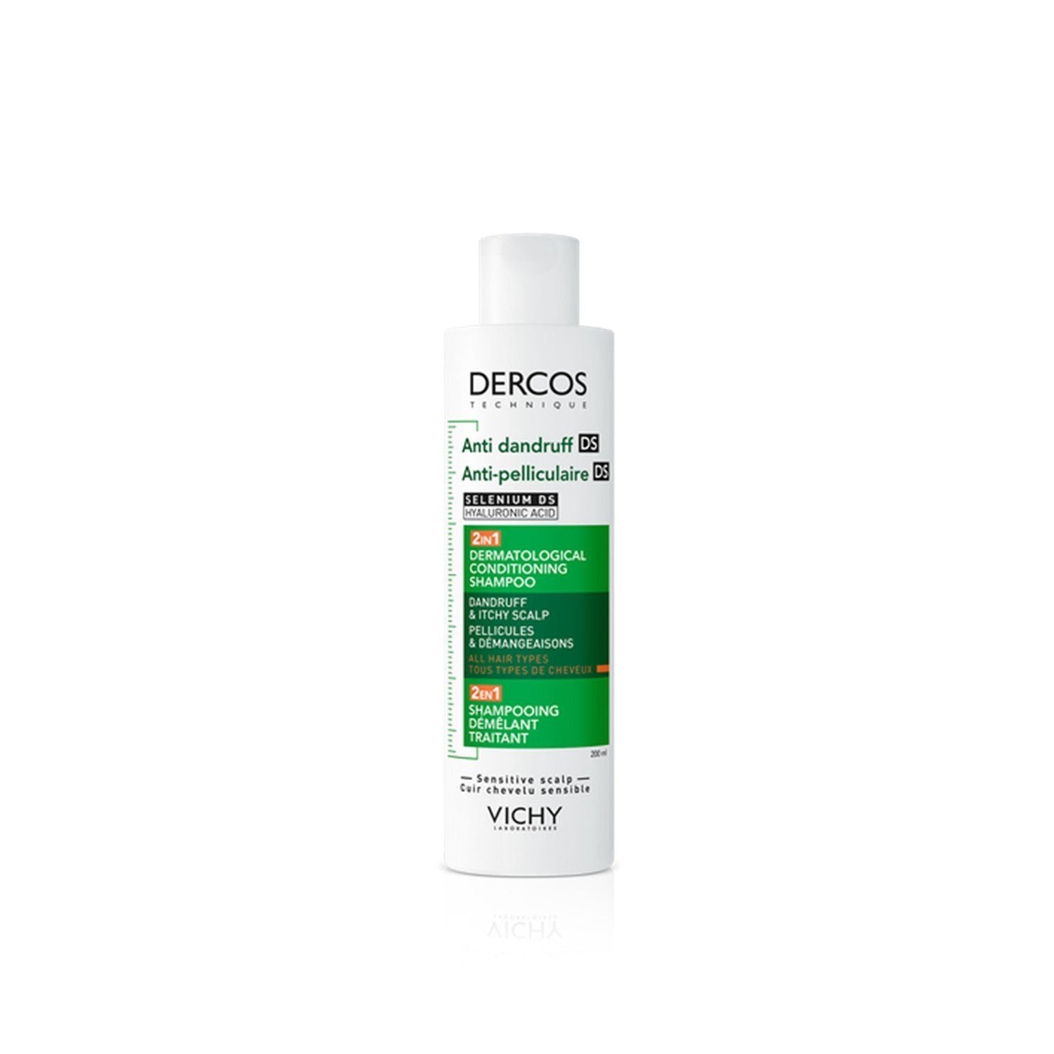 Vichy Dercos Anti-Dandruff DS 2-in-1 Dermatological Conditioning Shampoo 200ml