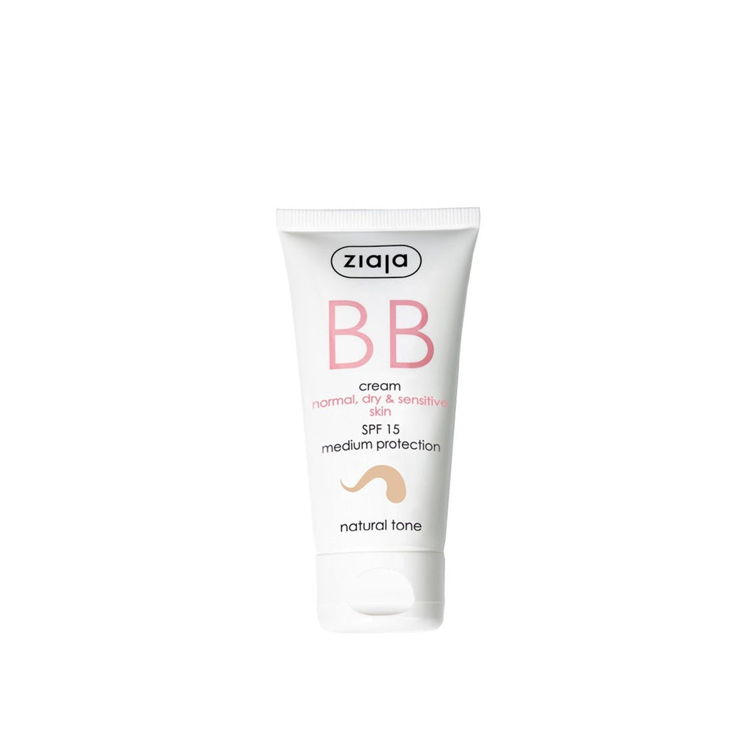 Ziaja BB Cream for Normal Dry &amp;amp; Sensitive Skin SPF15 Natural Tone 50ml