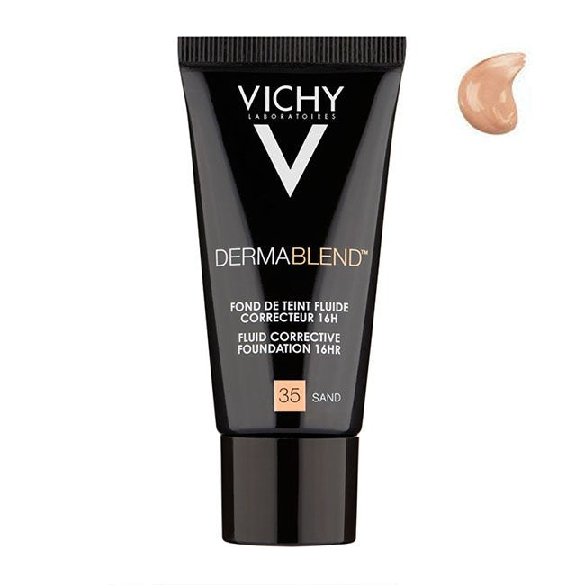 Vichy Dermablend Base Corretiva Fluida 30ml Cor: 35 Areia