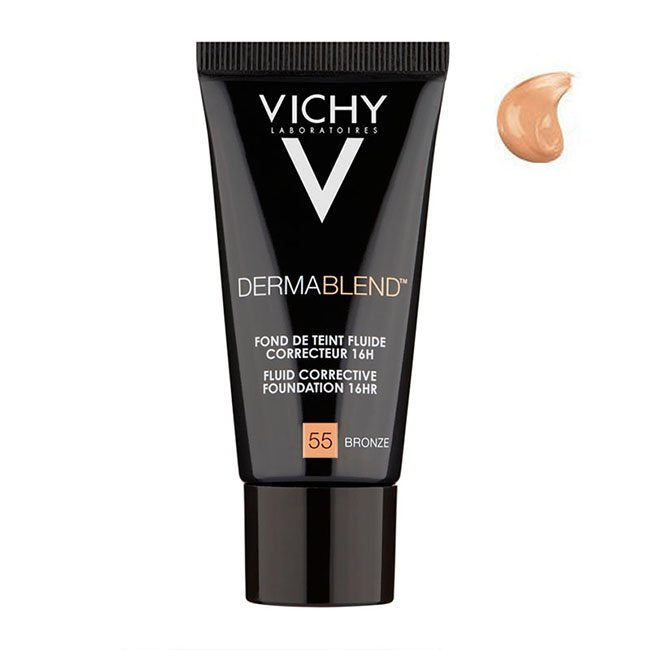 Vichy Dermablend Base Corretiva Fluida 30ml Cor: 55 Bronze
