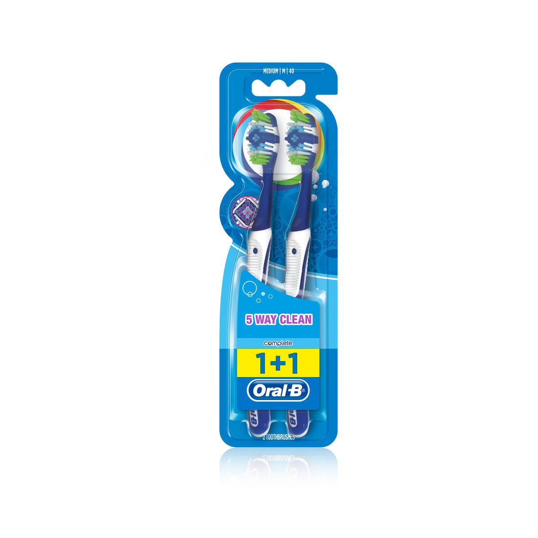 Oral-B Complete Toothbrush 5Way Clean 2 Un