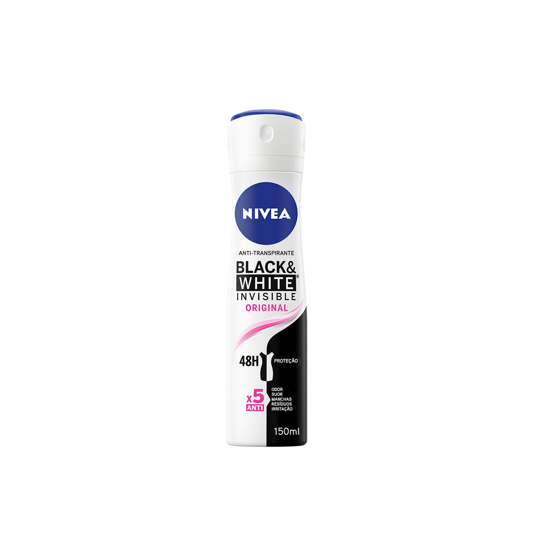 Nivea Invisible For Black &amp; White Original Spray 150 Ml