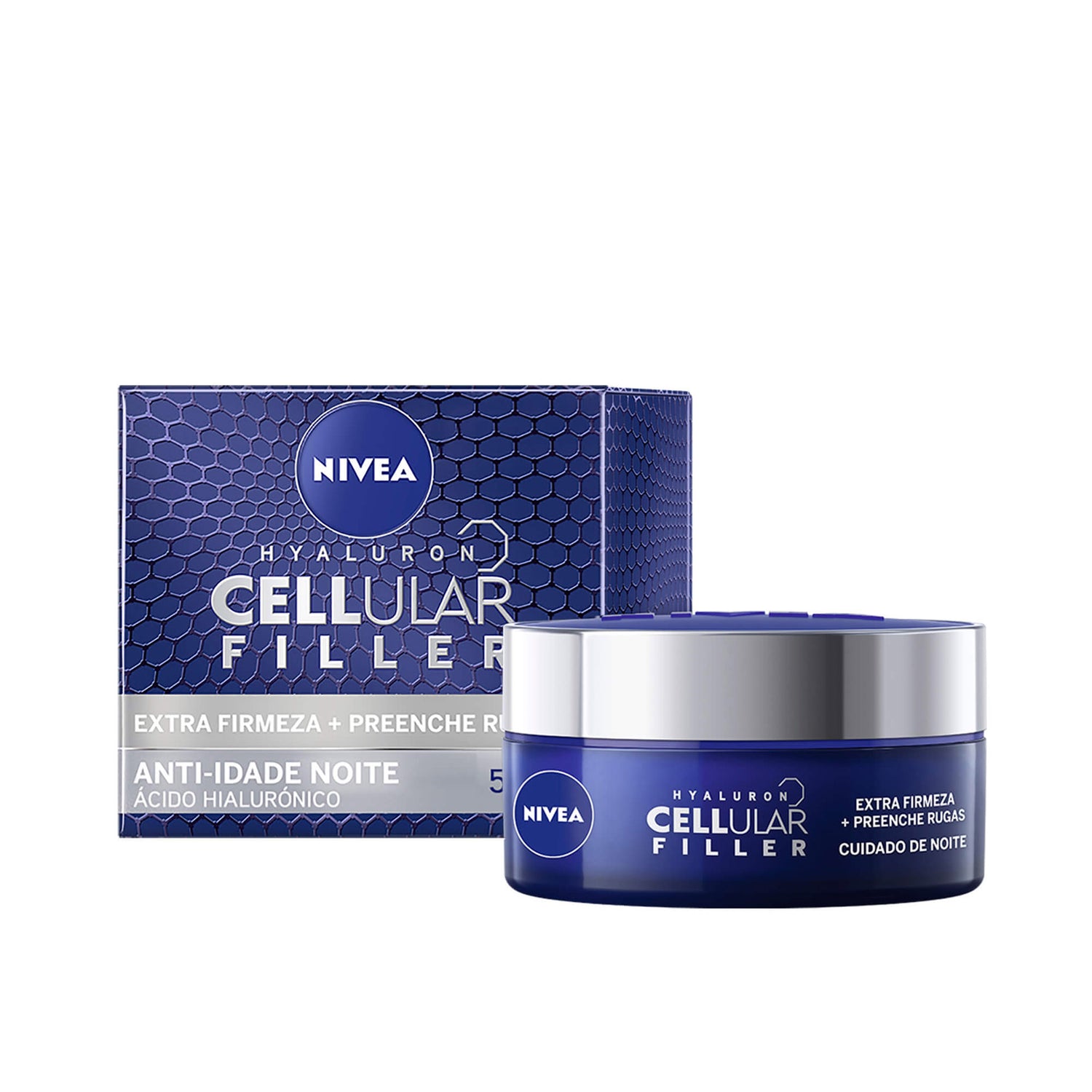 Nivea Cellular Filler + Crème Visage Extra Fermeté La Nuit 50 Ml