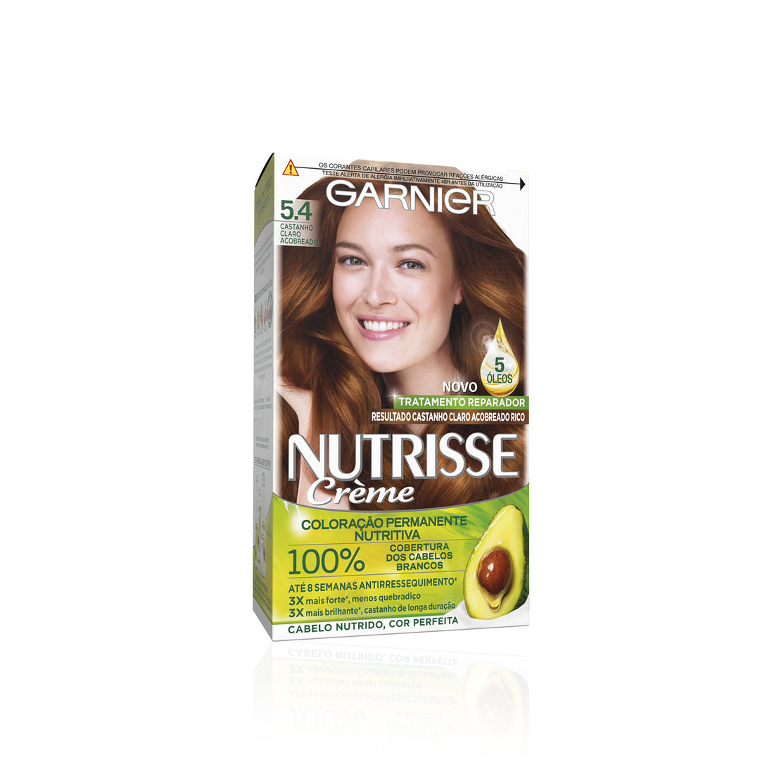 Garnier Nutrisse Permanent Coloring Cream Class Claim 5.4