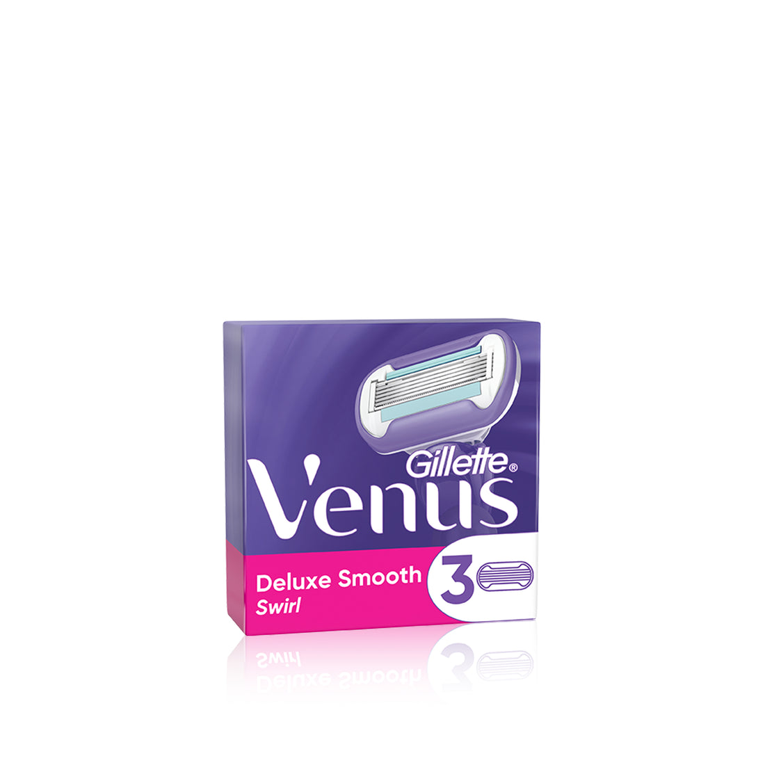Gillette Venus Deluxe Smooth Swirl Recharge 3 Un