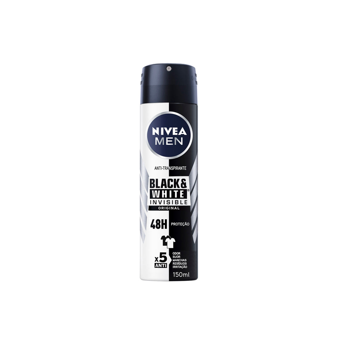 Nivea Men Invisible For Black &amp; White Original Spray 150 Ml
