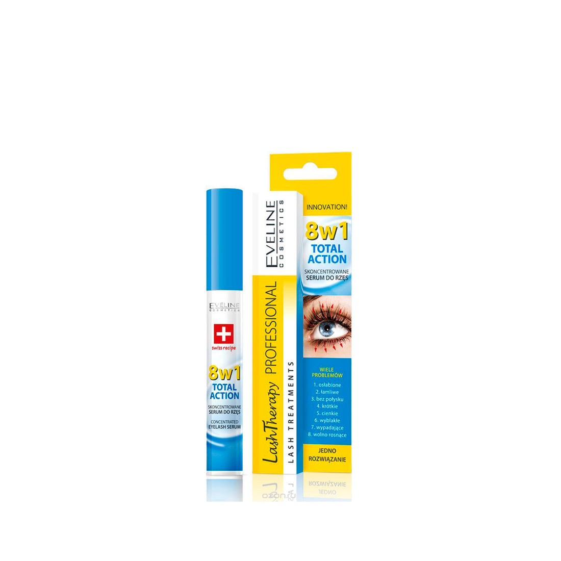 Eveline Serum Of Pestana Total Action 8 In 1 Lash Therapy 10 Ml