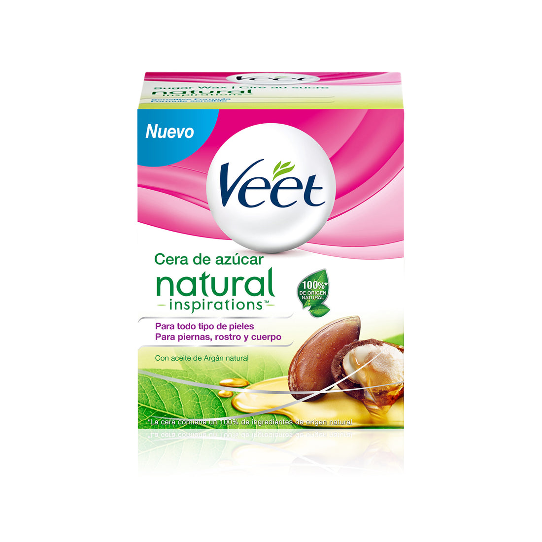 Cera Quente Veet Com Óleo Natural de Argão