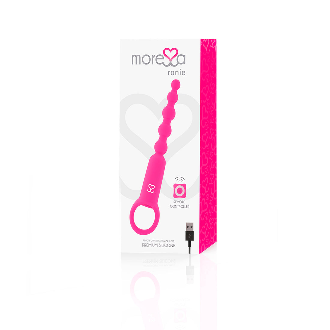 Moressa Ronie Anal Vibrator With Pink Remote Control