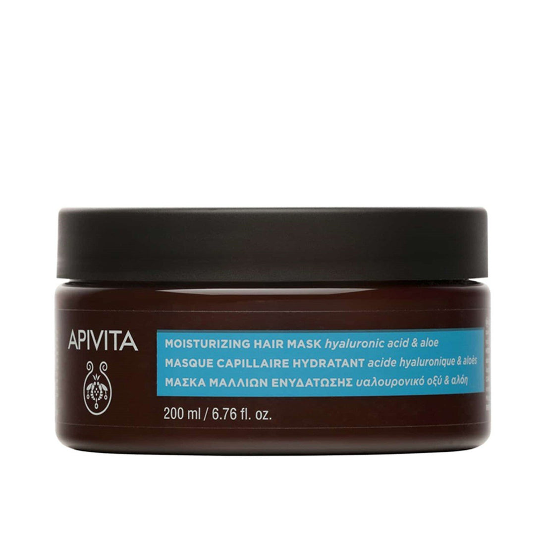 Apivita Hair Care Masque Capillaire Hydratant Acide Hyaluronique &amp;amp; Aloès 200 ml