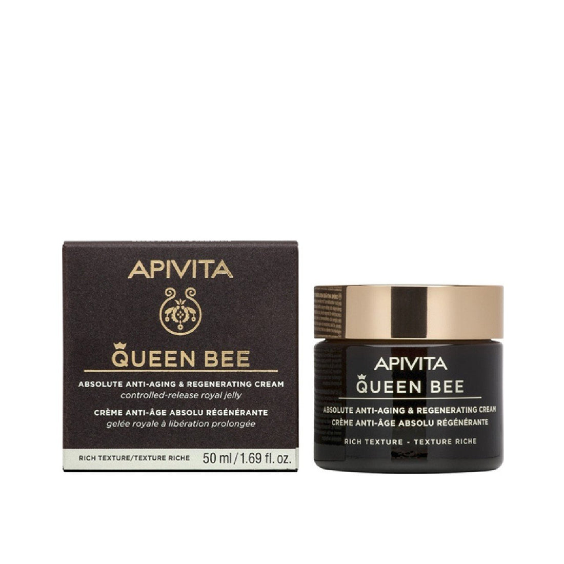 Apivita Queen Bee Absolute Anti-Aging &amp;amp; Regenerating Cream Rich 50ml