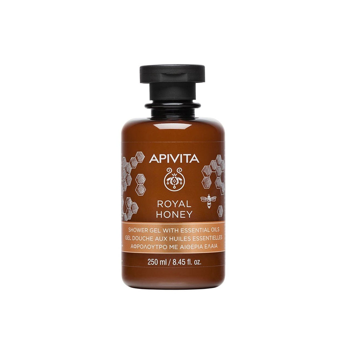 Apivita Royal Honey Shower Gel Óleos Essenciais 250ml