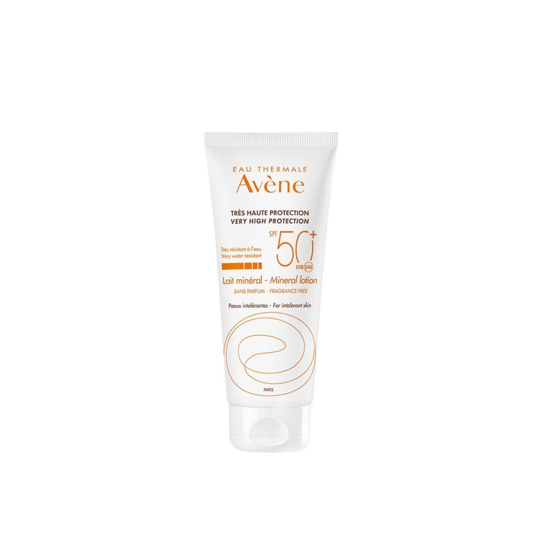 Avène Sun Protection Leite Mineral SPF50+ Pele Intolerante 100ml