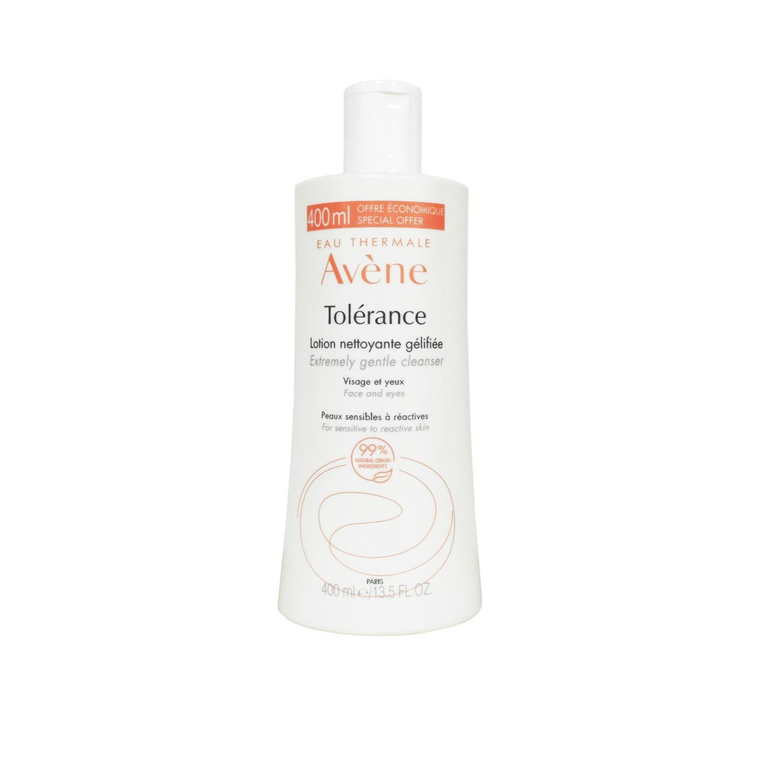 Avène Tolerance Gel Loção de Limpeza Pele Sensível e Reativa 400ml