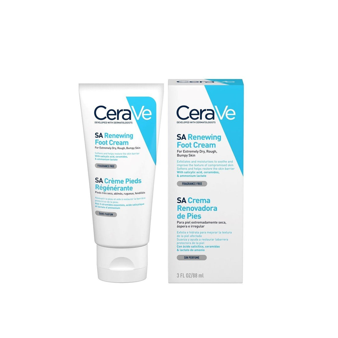 CeraVe SA Foot Renewal Cream 88ml
