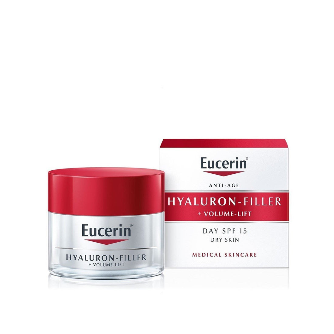 Eucerin Hyaluron-Filler + Volume-Lift Jour Peaux Sèches SPF15 50 ml