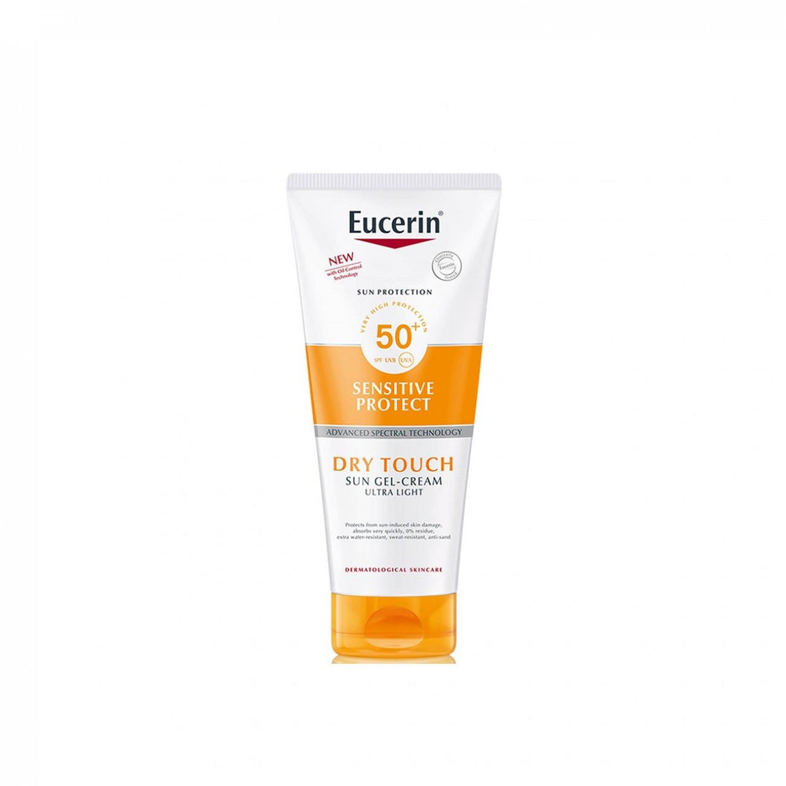 Eucerin Sun Sensitive Protect Gel-Creme Solar Toque Seco SPF50+ 200ml