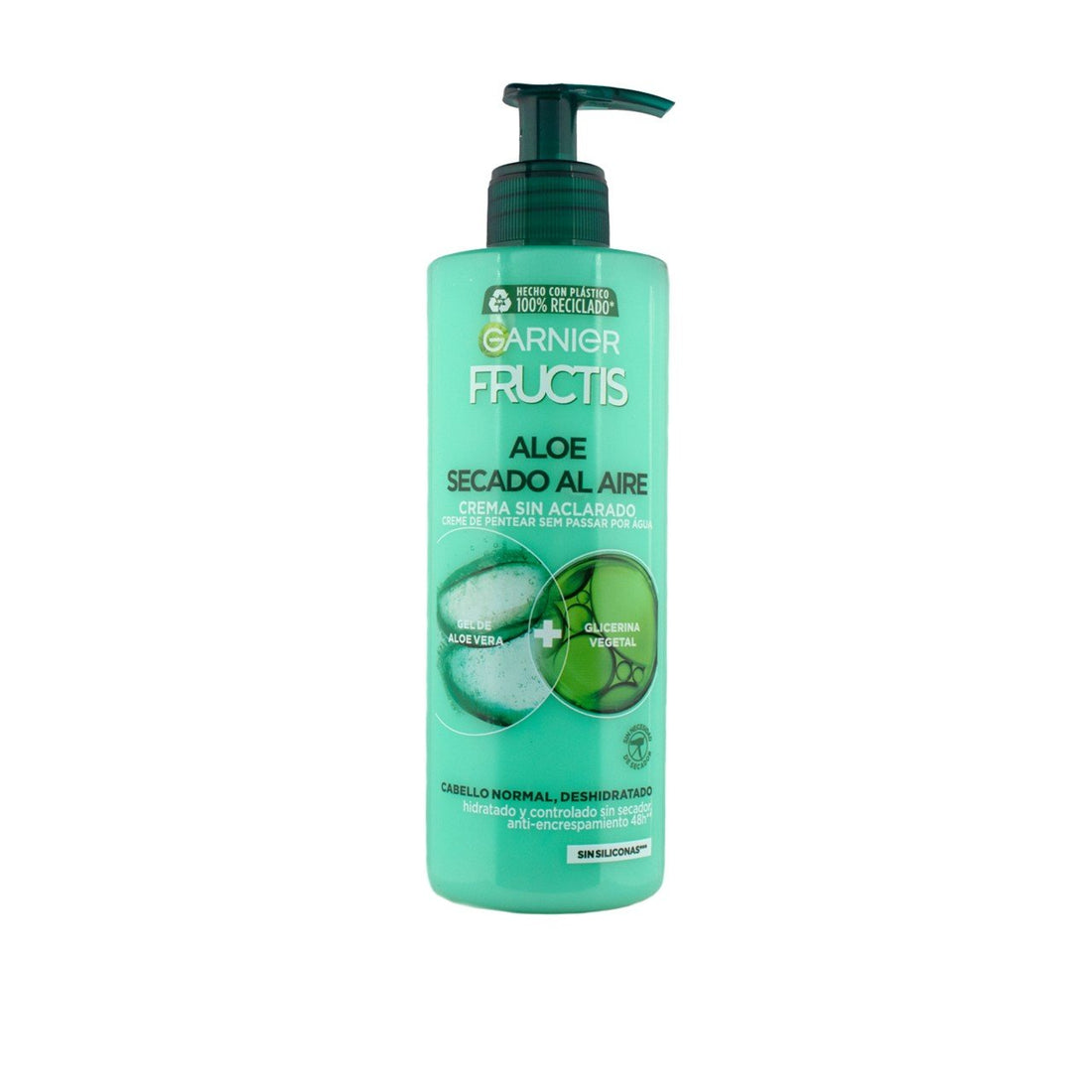 Garnier Fructis Aloe Creme Estilizador Seco Ao Ar Livre Sem Enxágue 400ml