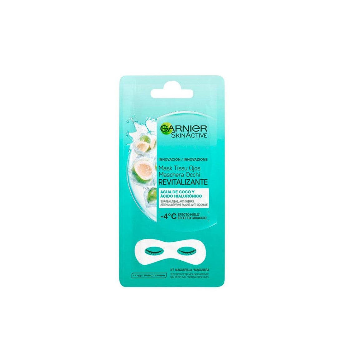 Garnier Skin Active Moisture Masque Tissu Yeux Eau de Coco 6g