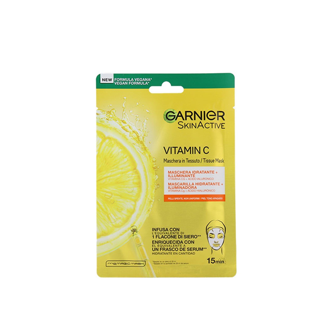 Garnier Skin Active Vitamina C Máscara de Tecido 28g