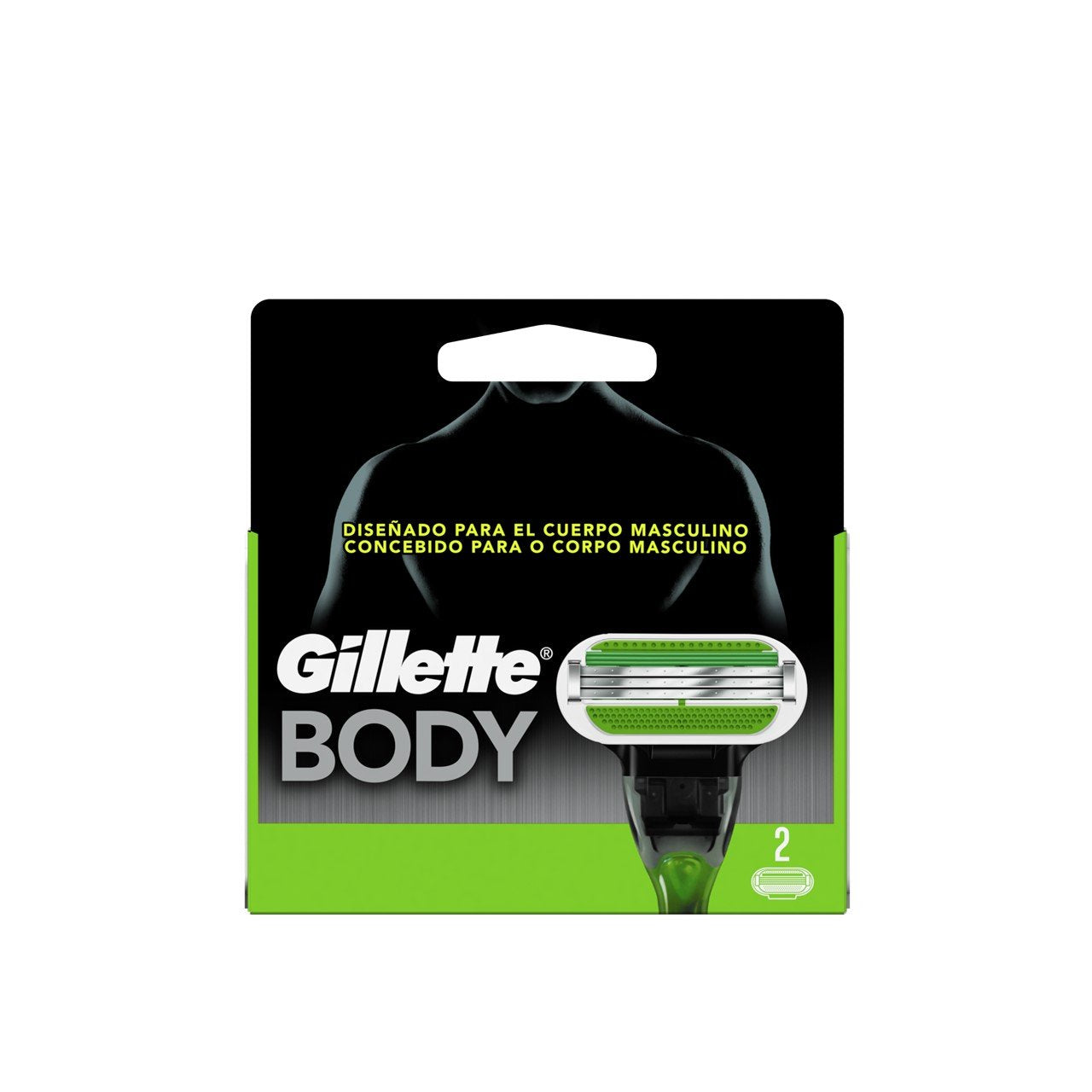 Lames de rasoir de rechange Gillette Body x2