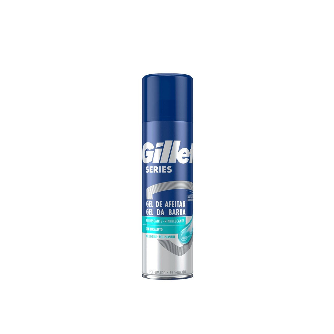 Gillette Series Gel de barbear refrescante com eucalipto 200ml