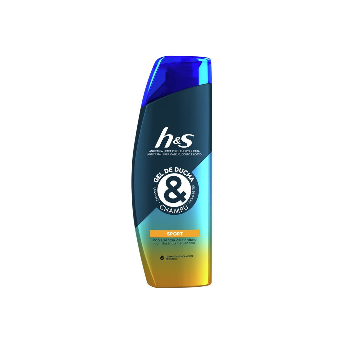 Gel de banho e xampu H&S Sport 300ml