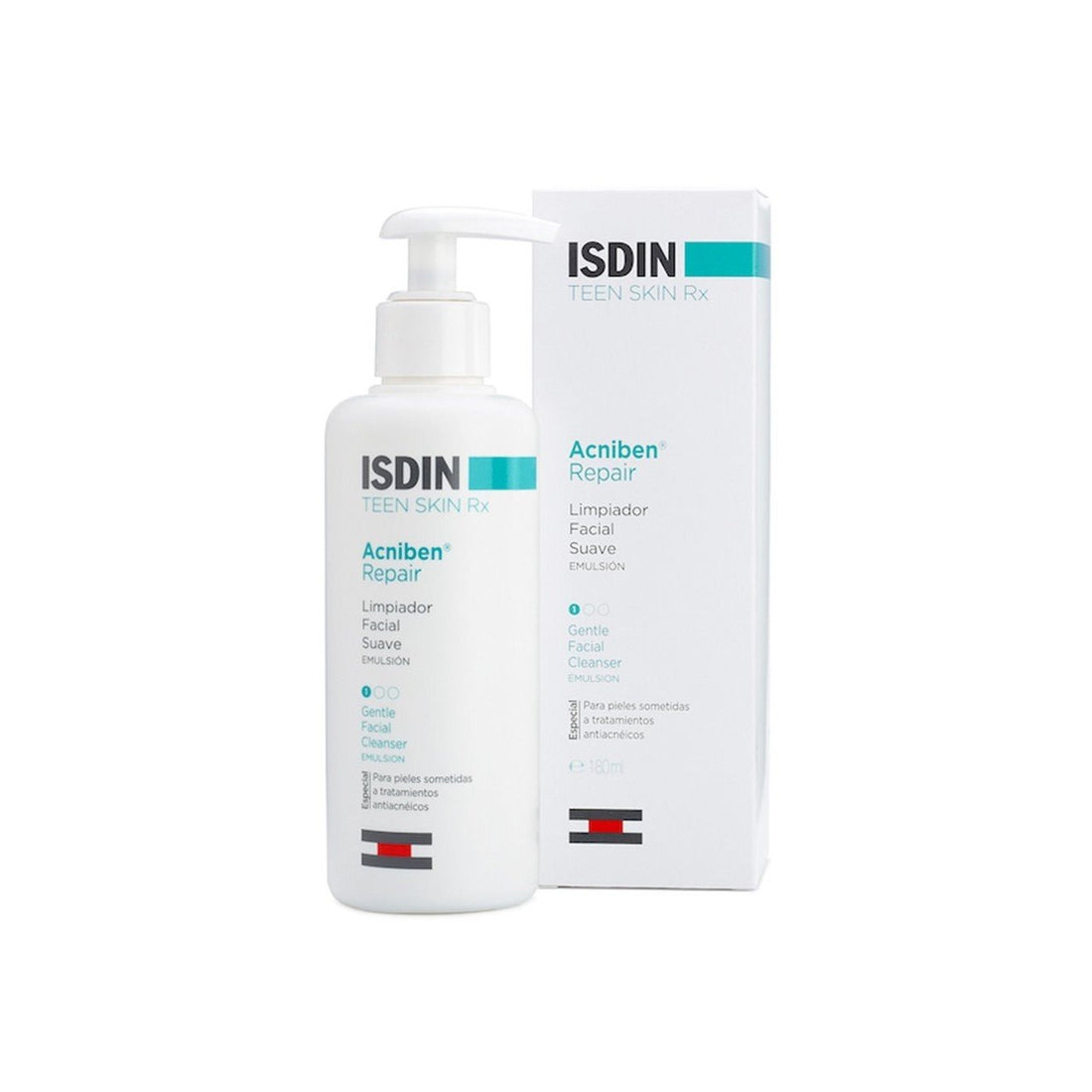 ISDIN Teen Skin Rx Acniben Emulsion Nettoyant Doux Réparateur 180 ml