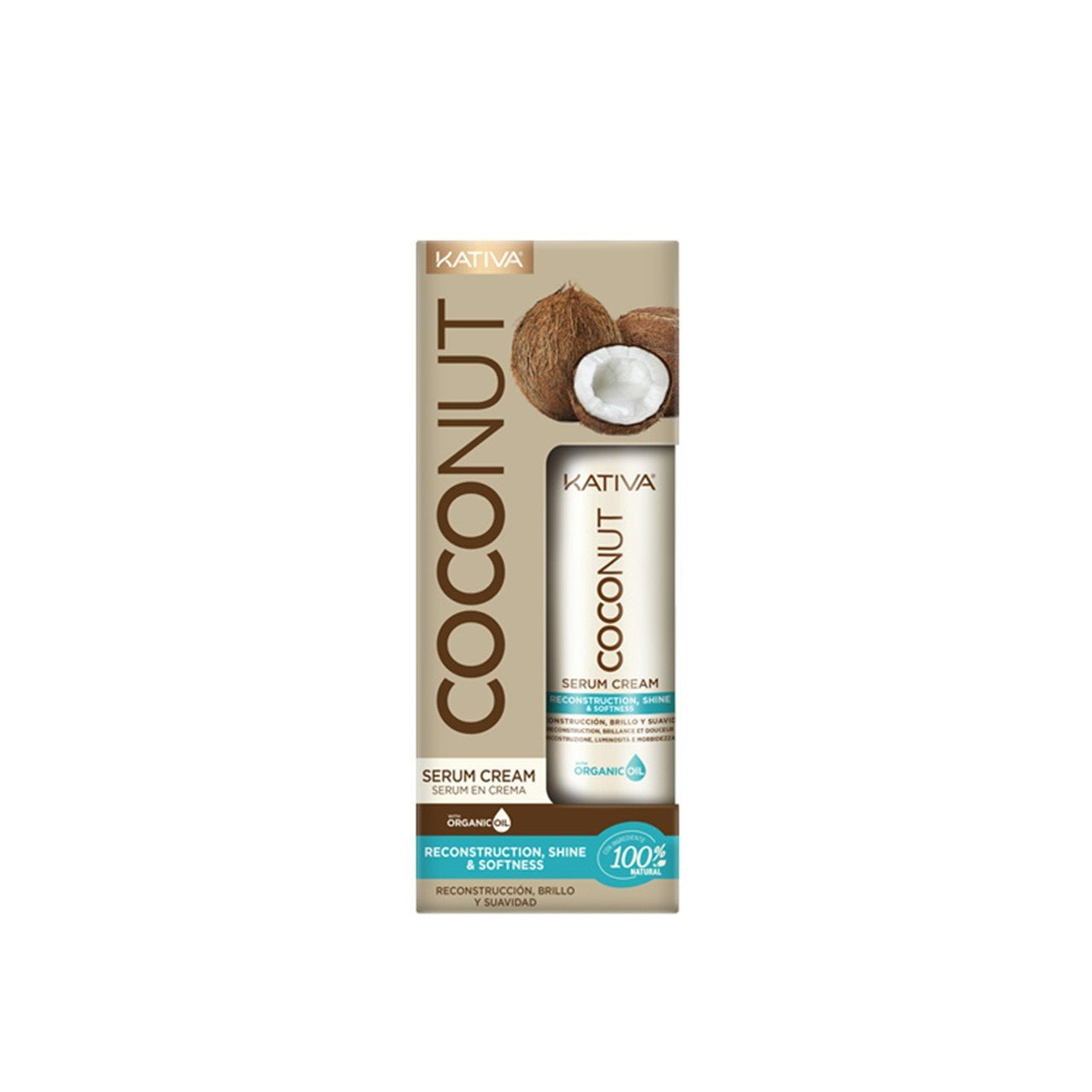 Kativa Coconut Reconstruction, Shine &amp; Softness Serum Cream 200ml