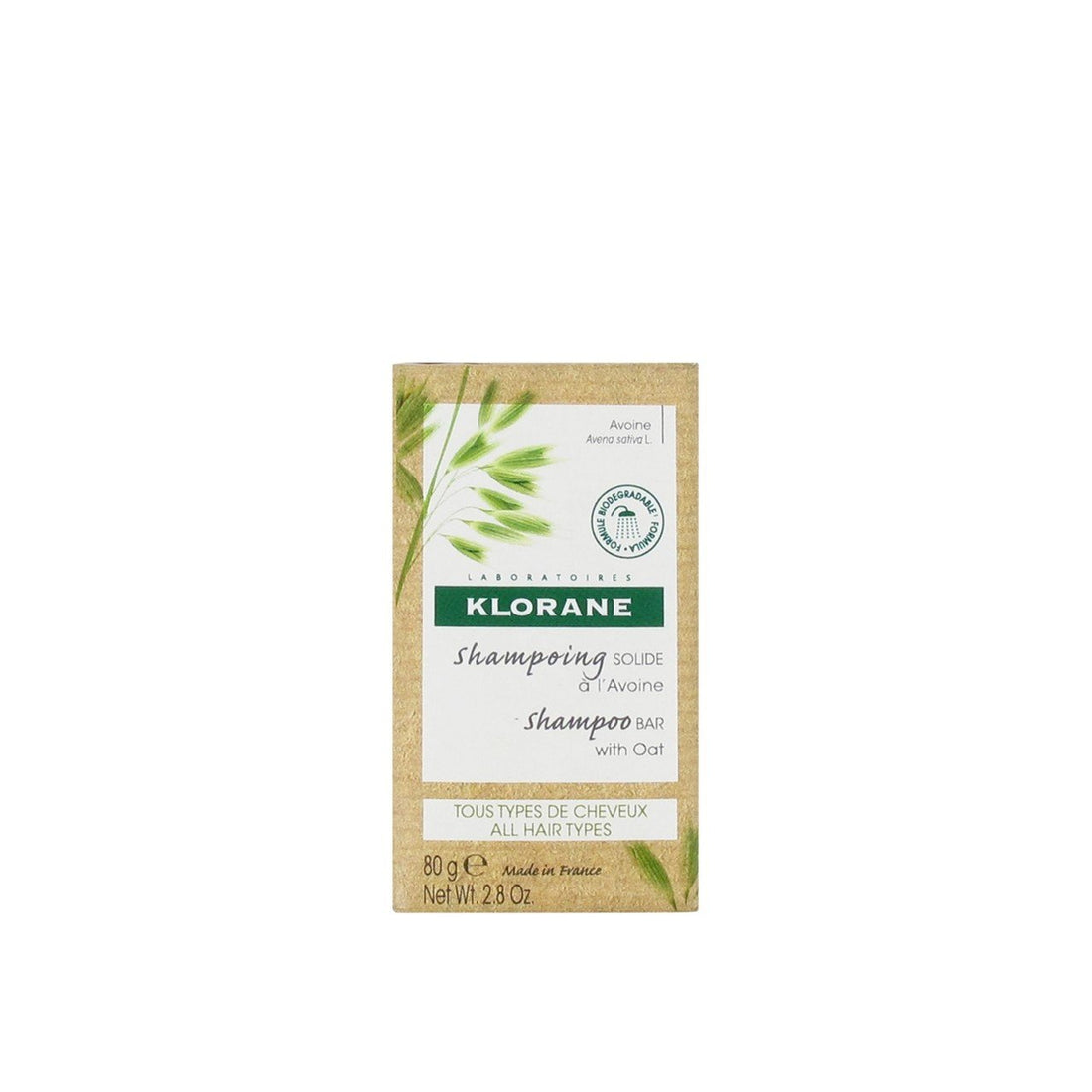 Klorane Shampoo Barra com Aveia 80g