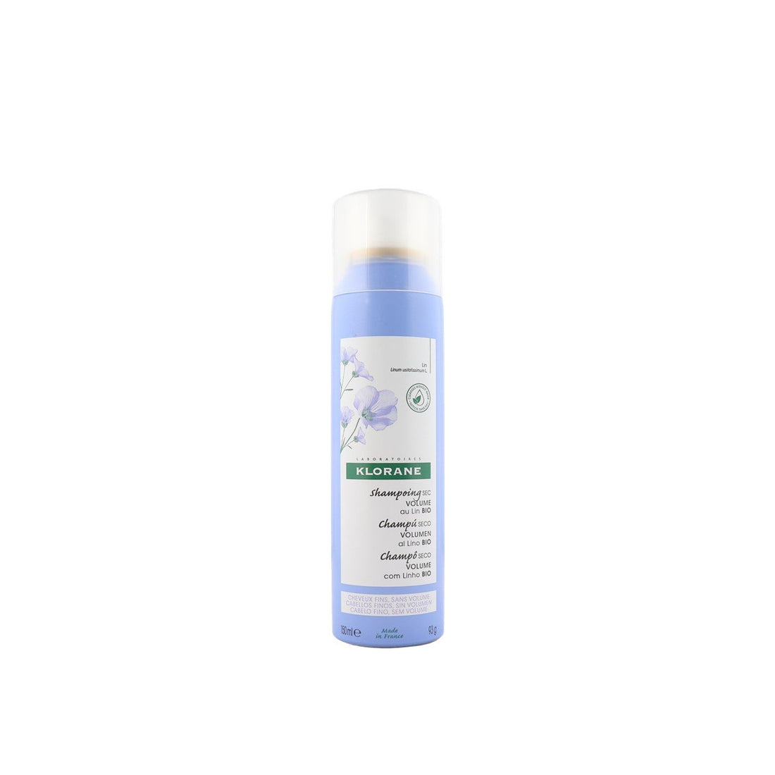 Klorane Volume Dry Shampoo com Fibra de Linho 150ml