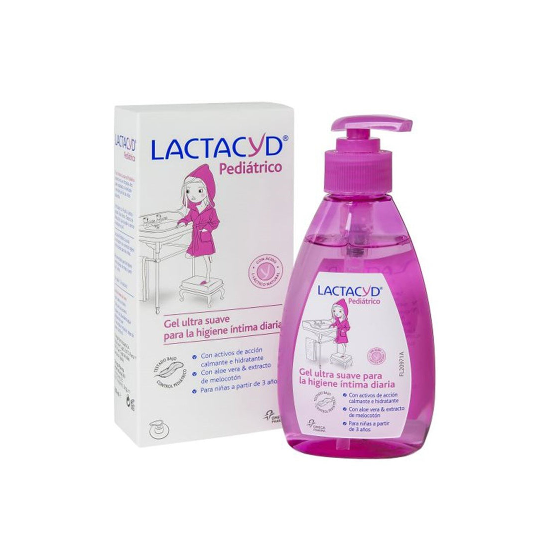 Gel de lavagem íntimo ultramacio Lactacyd Girl 200ml