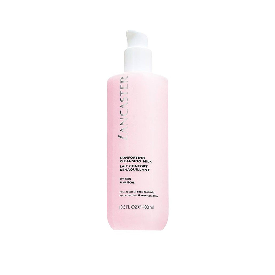 Leite de limpeza reconfortante Lancaster para pele seca 400ml (13,53fl oz)