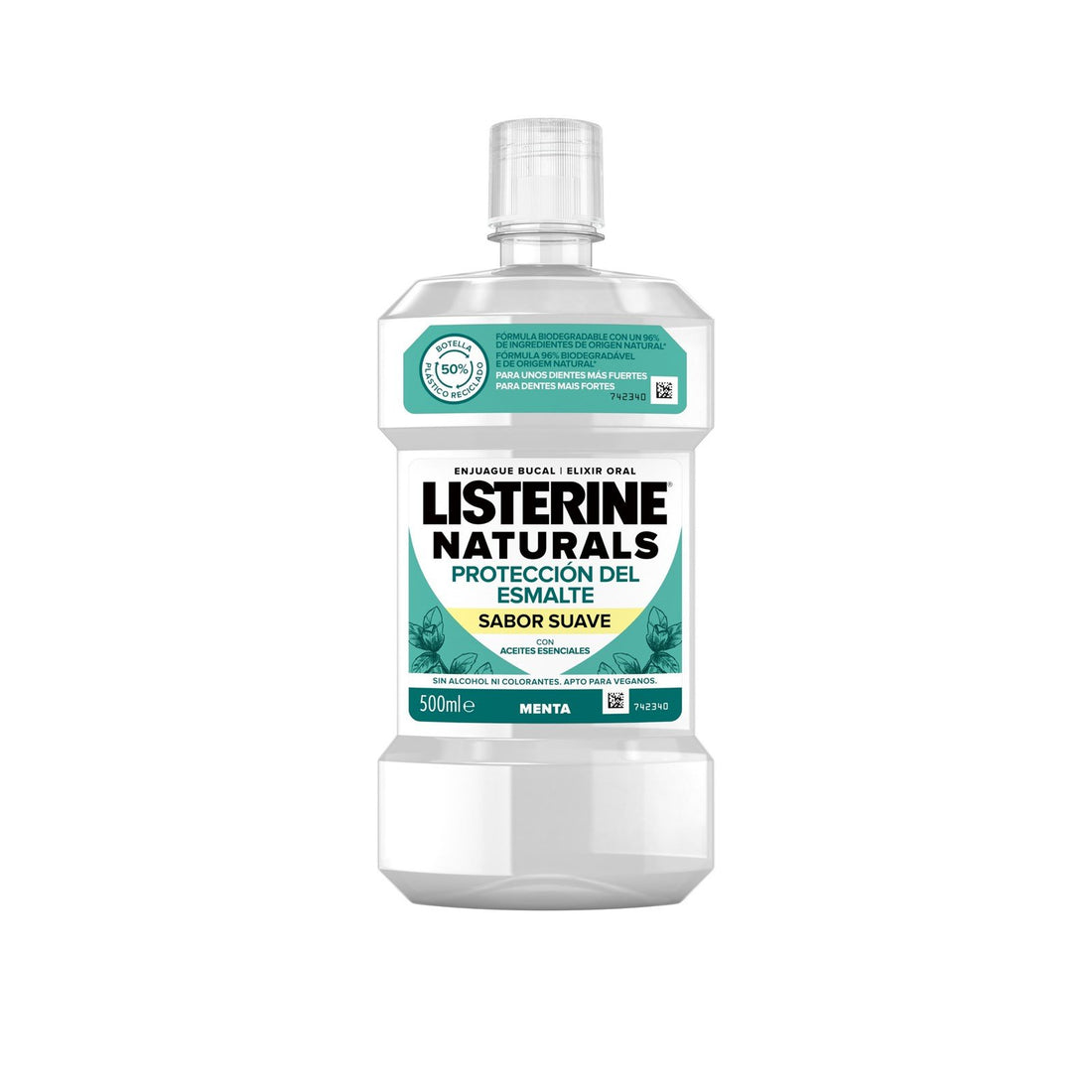 Listerine Naturals Email Protect Rince-bouche au goût doux 500 ml