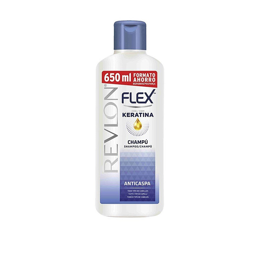 Revlon Flex Kératine Shampoing Antipelliculaire 650 ml