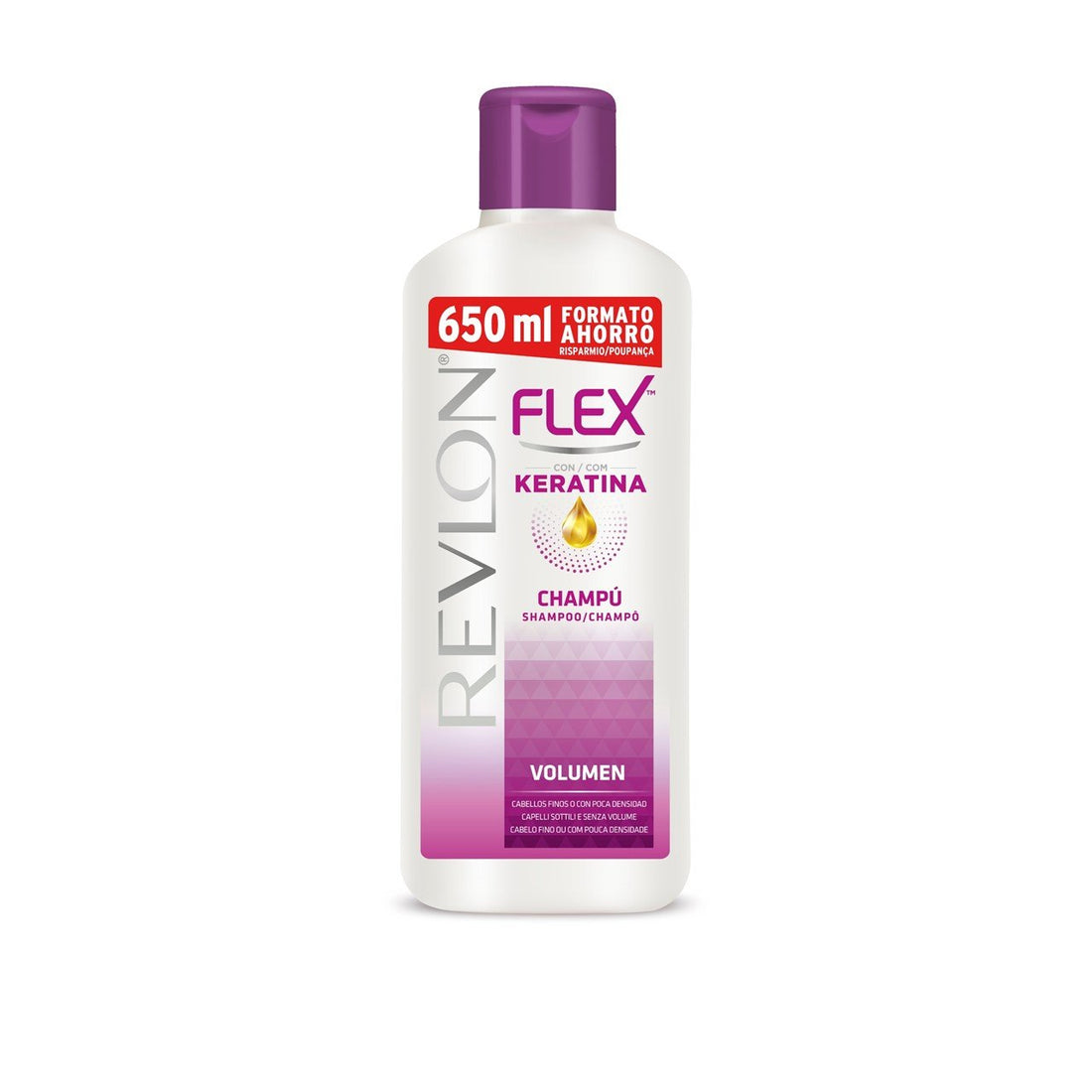 Revlon Flex Shampooing Volume Kératine 650 ml