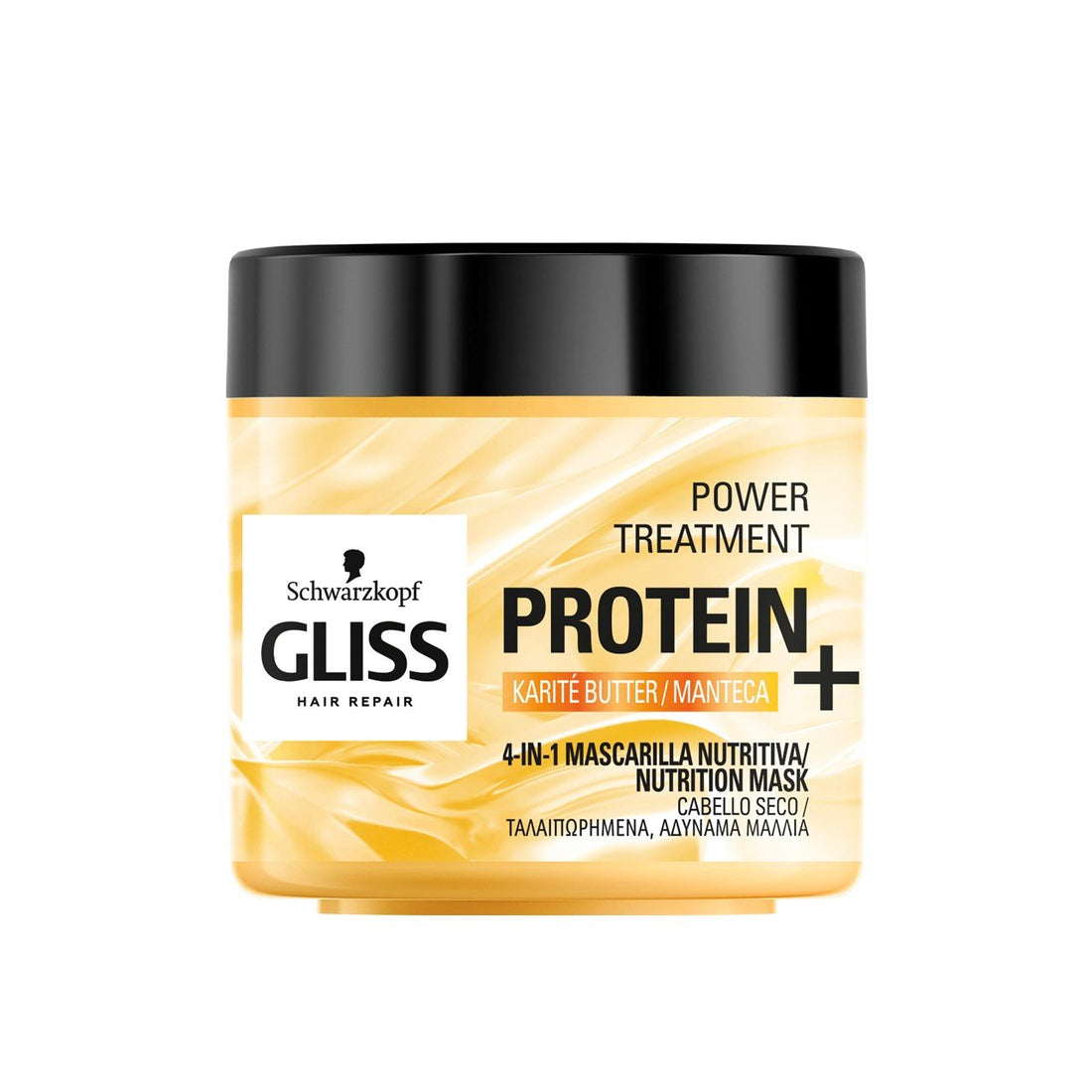 Schwarzkopf Gliss Power Treatment Protein+ Máscara Nutritiva 4 em 1 400ml