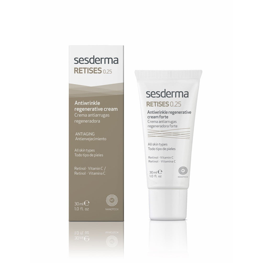Sesderma Retises 0.25 Antiwrinkle Regenerative Cream 30ml (1.01fl oz)