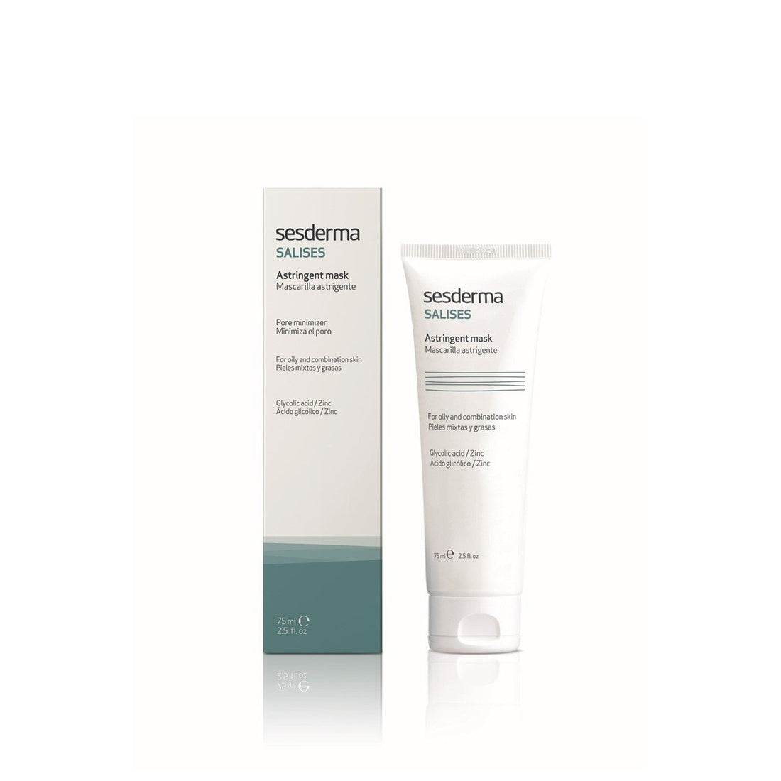 Sesderma Salises Máscara Adstringente Minimizador de Poros 75ml (2.54fl oz)