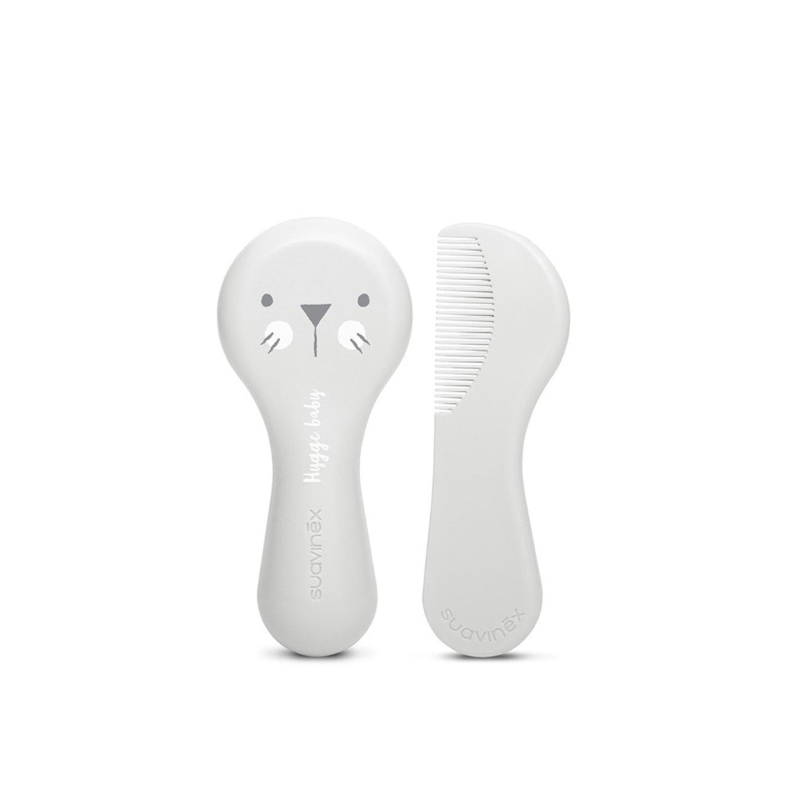 Kit Brosse-Peigne Blanc Suavinex +0m