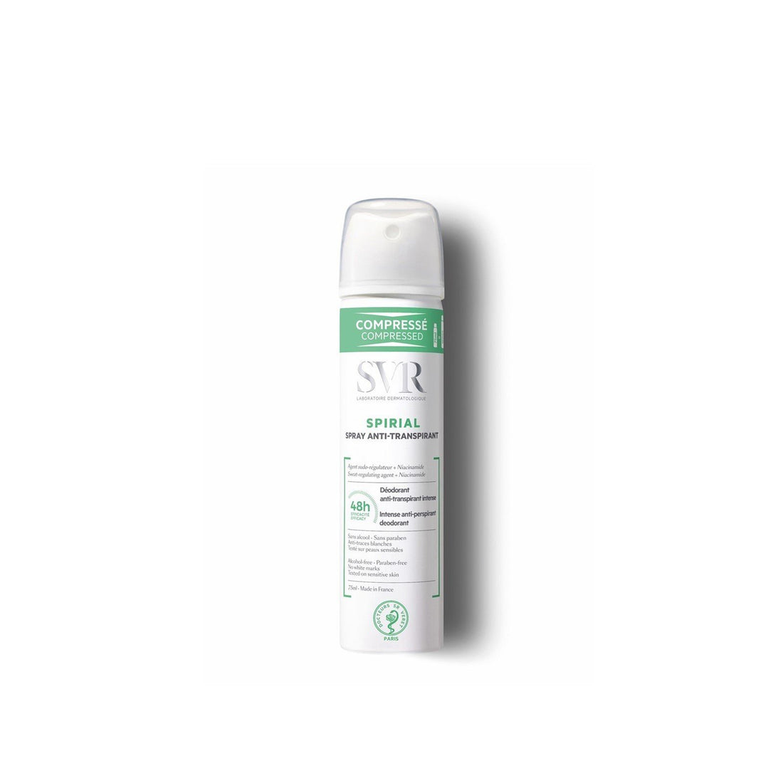 SVR Spirial Déodorant Anti-Transpirant Intense 48h Spray 75 ml