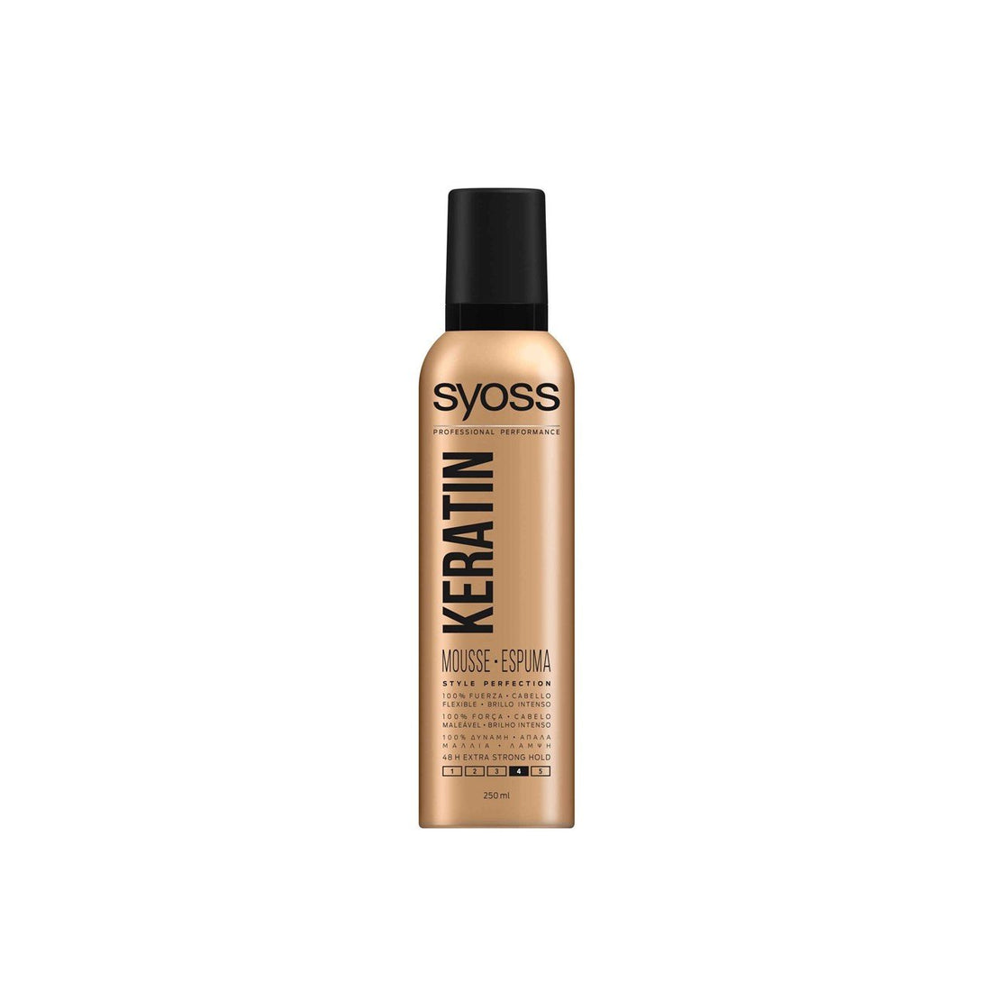 Syoss Mousse Kératine Tenue Extra Forte 48h 250 ml