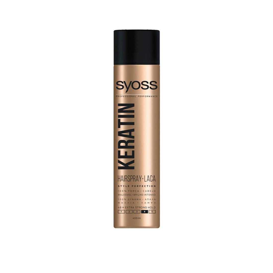 Syoss Keratin Hairspray 48h Extra Forte Fixação 400ml