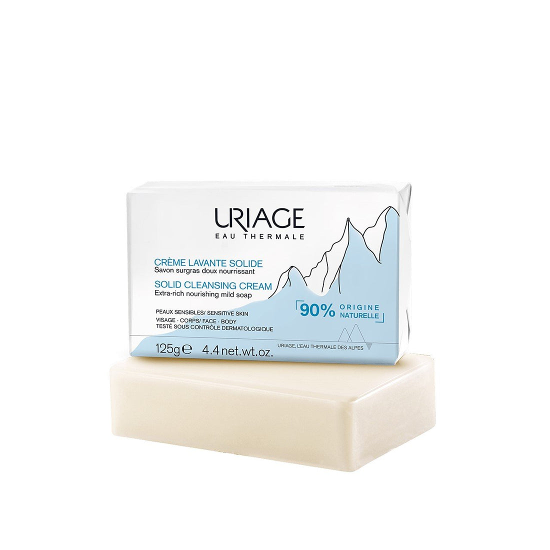 Uriage Eau Thermale Crème Nettoyante Solide 125 g